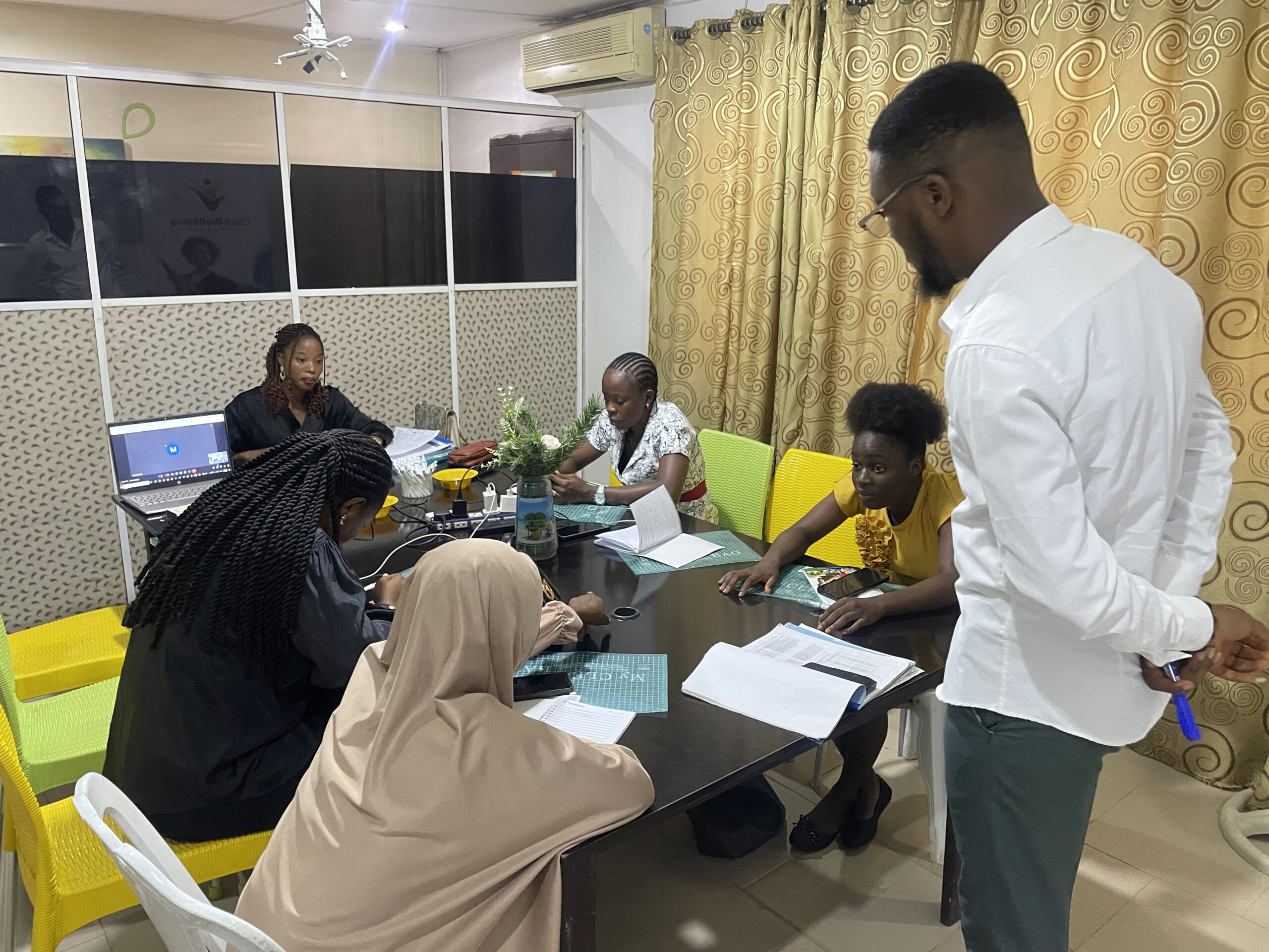 3-days in-person volunteer training session from June 19-21 in Osogbo